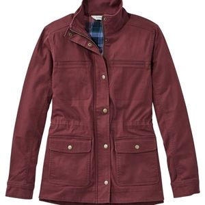 Llbean Flannel-lined Classic Utility Jacket